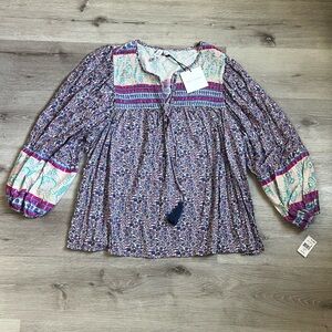 Floral Bohemian Blouse